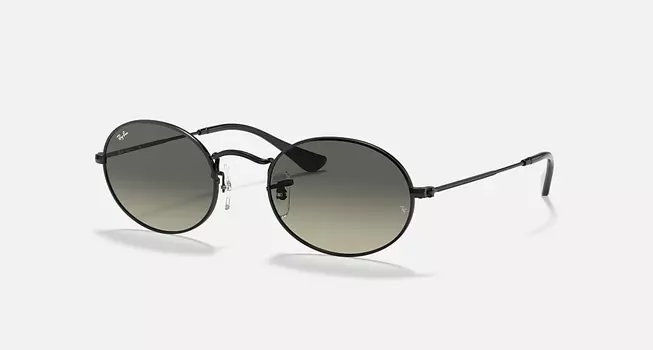 Солнцезащитные очки Ray-Ban OVAL FLAT LENSES, серый градиент