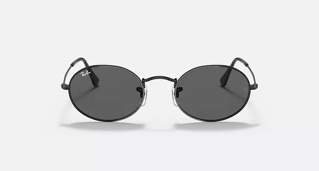 Солнцезащитные очки Ray-Ban OVAL METAL, темно-серый