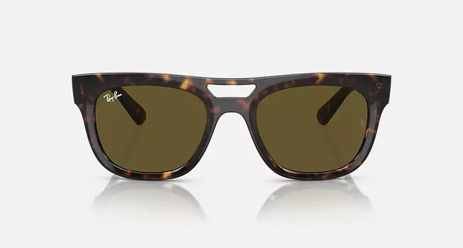 Солнцезащитные очки Ray-Ban PHIL BIO-BASED, темно-коричневый