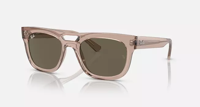 Солнцезащитные очки Ray-Ban PHIL BIO-BASED, коричневый
