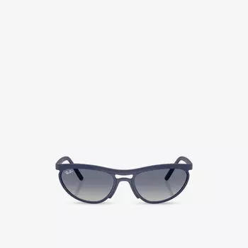 Солнцезащитные очки Ray-Ban Predator Liteforce с peek-эффектом, синий