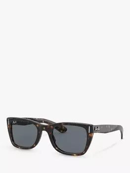 Солнцезащитные очки Ray-Ban RB2248 унисекс прямоугольной формы, Гавана/Серый