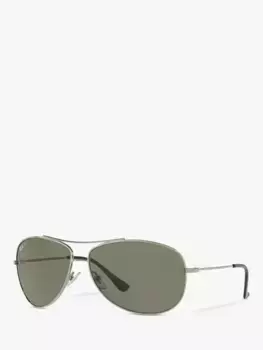 Солнцезащитные очки Ray-Ban RB3293 Men's Polarised Aviator, цвет gunmetal/green