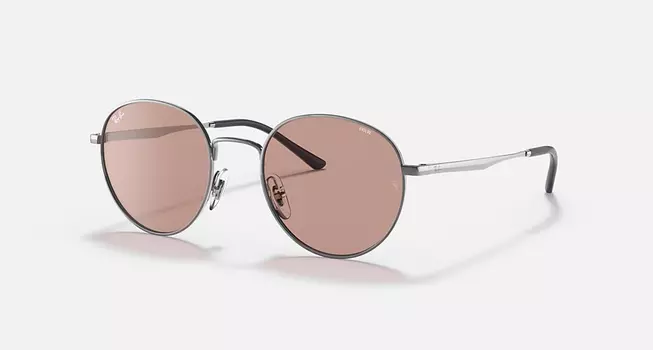 Солнцезащитные очки Ray-Ban RB3681 EVOLVE, темно-коричневый градиент
