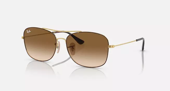 Солнцезащитные очки Ray-Ban RB3799, коричневый градиент