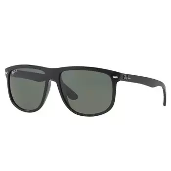 Солнцезащитные очки Ray-Ban RB4147 квадратные, поляризационные, черные