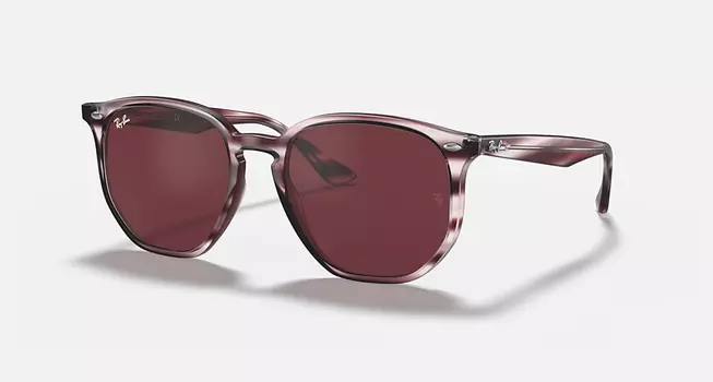 Солнцезащитные очки Ray-Ban RB4306, темно-фиолетовый