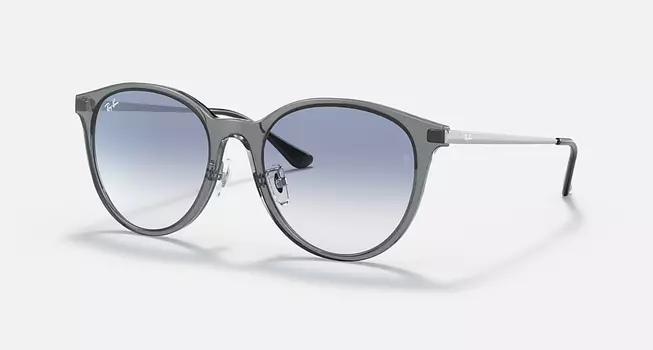 Солнцезащитные очки Ray-Ban RB4334D, светло-синий градиент