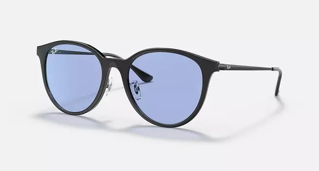 Солнцезащитные очки Ray-Ban RB4334D WASHED LENSES, синий классический