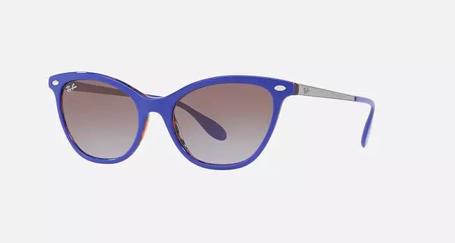 Солнцезащитные очки Ray-Ban RB4360, фиолетовый/коричневый градиент