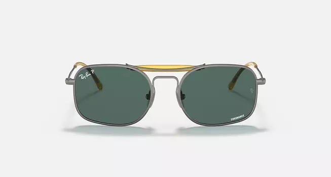 Солнцезащитные очки Ray-Ban RB8062 TITANIUM, поляризованный голубой