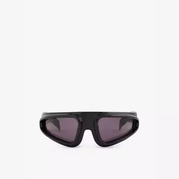Солнцезащитные очки Ray-Ban Ryder из ацетата с оправой из блестящего материала Rick Owens, черный