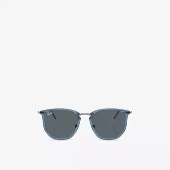 Солнцезащитные очки Ray-Ban с асимметричной оправой из нейлона, синий