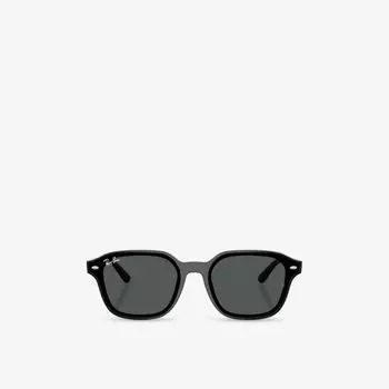 Солнцезащитные очки Ray-Ban с нейлоновой оправой квадратные, черный