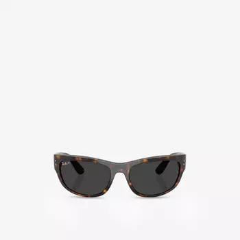 Солнцезащитные очки Ray-Ban с оправой из пропионата, коричневый
