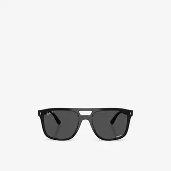 Солнцезащитные очки Ray-Ban с пропионатовой оправой квадратные, черный