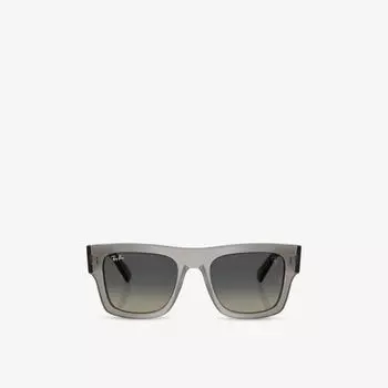 Солнцезащитные очки Ray-Ban Scuderia Ferrari Collection квадратной формы из ацетата, серый