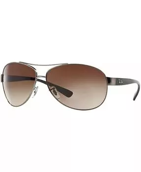 Солнцезащитные очки Ray-Ban, серебряный