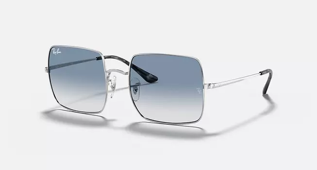 Солнцезащитные очки Ray-Ban SQUARE 1971 CLASSIC, светло-синий градиент