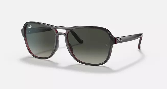 Солнцезащитные очки Ray-Ban STATE SIDE, серый градиент
