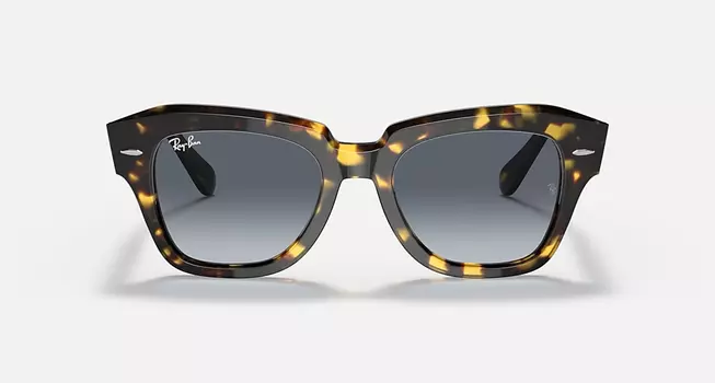 Солнцезащитные очки Ray-Ban STATE STREET FLECK, синий/серый градиент