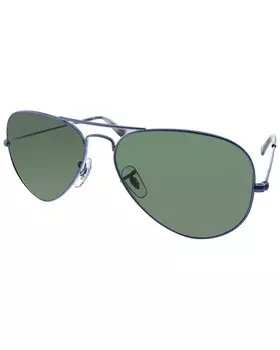 Солнцезащитные очки Ray-Ban Unisex 58 мм, синий