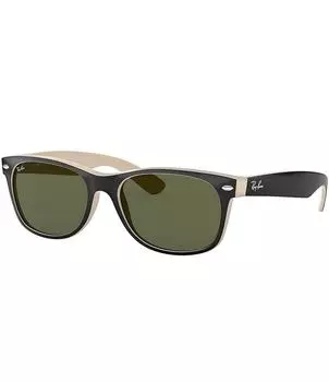 Солнцезащитные очки Ray-Ban унисекс New Wayfarer 55 мм, черный
