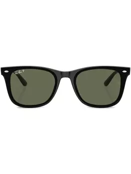 Солнцезащитные очки Ray-Ban в квадратной оправе, черные