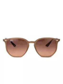 Солнцезащитные очки Ray-Ban в квадратной оправе, коричневый