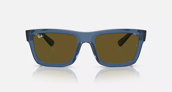 Солнцезащитные очки Ray-Ban WARREN BIO-BASED, темно-коричневый