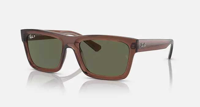 Солнцезащитные очки Ray-Ban WARREN BIO-BASED, темно-зеленый