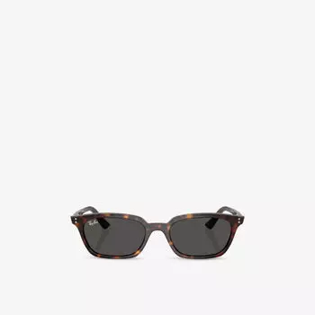 Солнцезащитные очки Ray-Ban Zaya из ацетата, коричневый