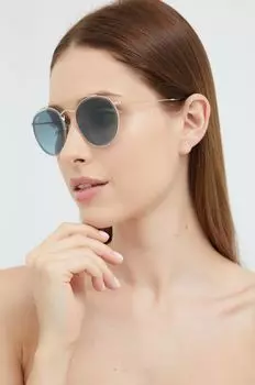 Солнцезащитные очки Ray-Ban, золотой