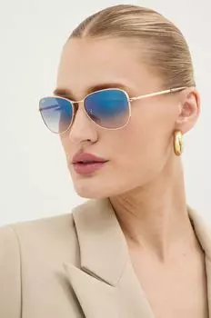 Солнцезащитные очки Ray-Ban, золотой