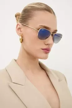 Солнцезащитные очки Ray-Ban, золотой