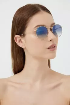 Солнцезащитные очки Ray-Ban, золотой