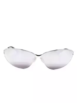 Солнцезащитные очки Razor Cat в оправе 'кошачий глаз' Balenciaga Eyewear, серебяный