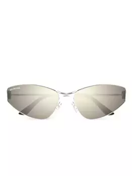 Солнцезащитные очки Razor в оправе 'кошачий глаз' Balenciaga Eyewear, серебяный