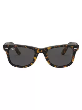 Солнцезащитные очки RB2140 в квадратной оправе Ray-Ban, черный