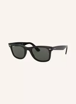 Солнцезащитные очки rb2140 wayfarer Ray-Ban, цвет 901/58 - SCHWARZ/GRN POLARISIERT