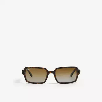 Солнцезащитные очки rb2189 в прямоугольной оправе Ray-Ban, коричневый