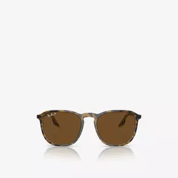 Солнцезащитные очки RB2203 в квадратной оправе из ацетата ацетата Ray-Ban, коричневый