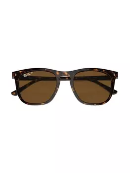 Солнцезащитные очки RB2210 в квадратной оправе Ray-Ban, коричневый