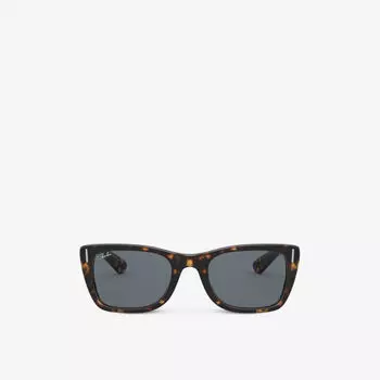 Солнцезащитные очки rb2248 в прямоугольной оправе Ray-Ban, коричневый