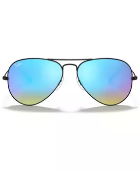 Солнцезащитные очки, RB3025 AVIATOR FLASH LENSES GRADIENT Ray-Ban, черный