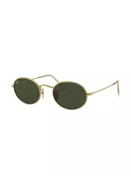 Солнцезащитные очки RB3547 в овальной оправе Ray-Ban, золотистый