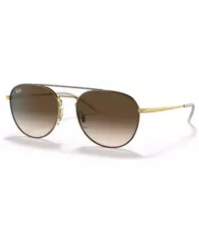 Солнцезащитные очки, RB3589 55 Ray-Ban, коричневый