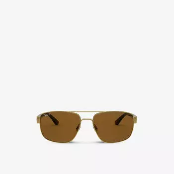 Солнцезащитные очки RB3663 в прямоугольной оправе Ray-Ban, желтый