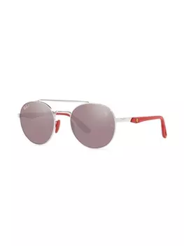 Солнцезащитные очки RB3696M Scuderia Ferrari Ray-Ban, серебристый
