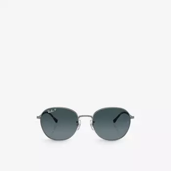 Солнцезащитные очки RB3809 в металлической оправе фантос Ray-Ban, серый